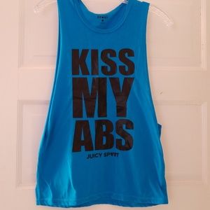 Juicy Couture muscle tee tank top